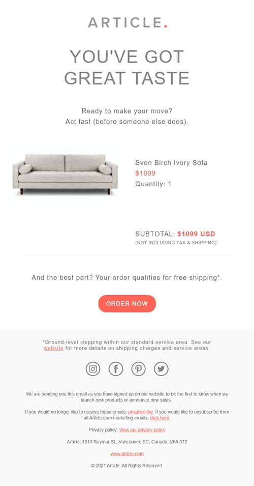 10 Furniture Email Marketing Best Practices for Your Businesses